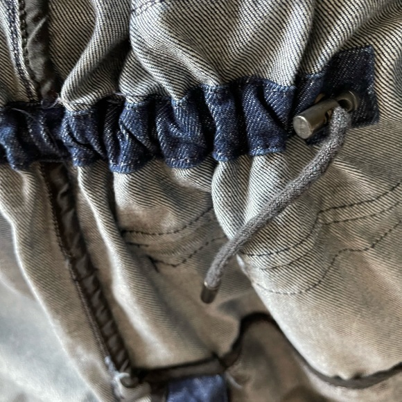 Country Road blue Denim Safari utility jacket, Anorak. - Picture 6 of 7